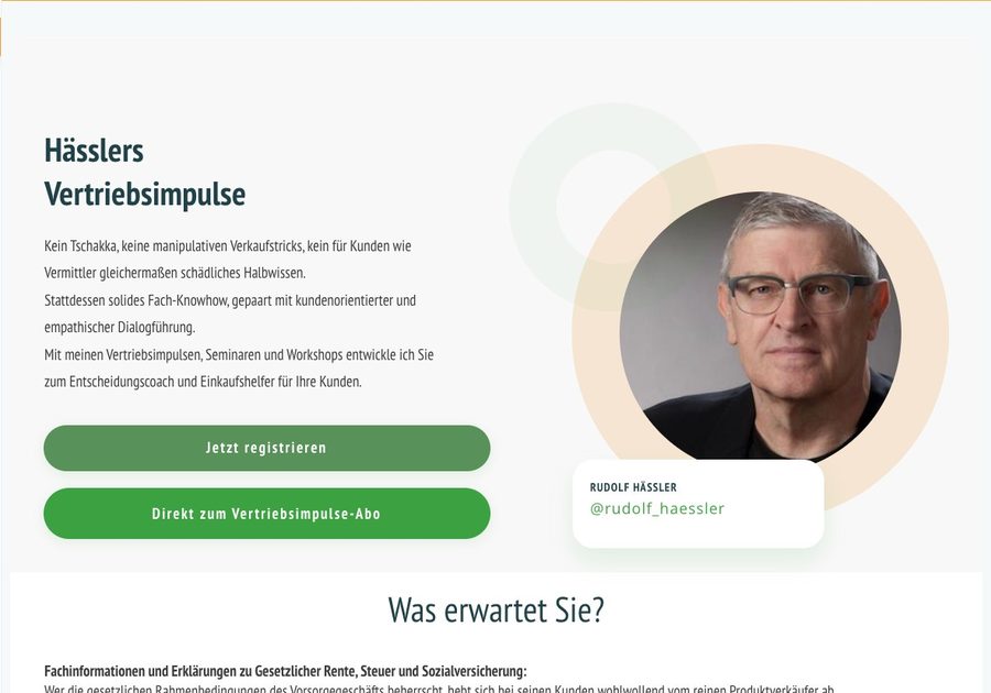 Hässlers Vertriebsimpulse